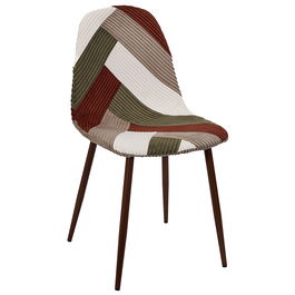 Home Deco Factory Silla Patchwork Cocooning Metal