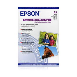 Epson C13S041315 Papel Fotográfico de Alta Calidad A3, para Impresión de Fotos y Gráficos