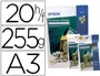 Epson Papel Premium Glossy Photo 255g, 20 Hojas de A3