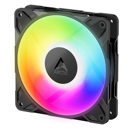 ARCTIC Ventilador 12cm P12 PRO PWM Negro A-RGB 77 CFM 131 m³/h 600-3000 RPM 7 Aspas