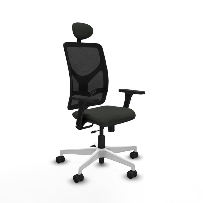 PIQUERAS Y CRESPO Silla de oficina Motilla con mecanismo Sincro/Traslack y Brazos 3D, Negro PIQUERAS Y CRESPO Silla de oficina Motilla con mecanismo Sincro/Traslack y Brazos 3D, Negro