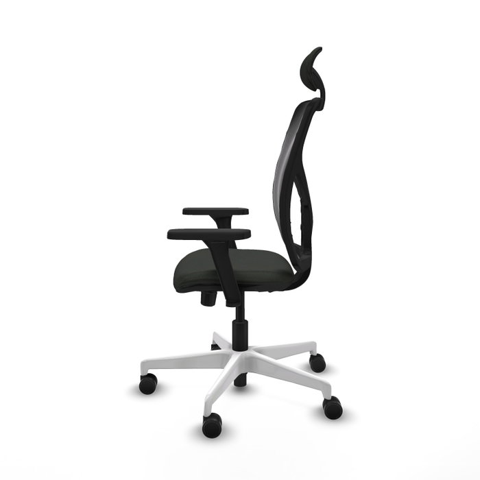 PIQUERAS Y CRESPO Silla de oficina Motilla con mecanismo Sincro/Traslack y Brazos 3D, Negro PIQUERAS Y CRESPO Silla de oficina Motilla con mecanismo Sincro/Traslack y Brazos 3D, Negro