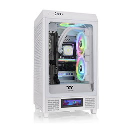 Thermaltake The Tower 200 Snow Caja de PC Mini Tower Blanca Compatible con Mini-ITX