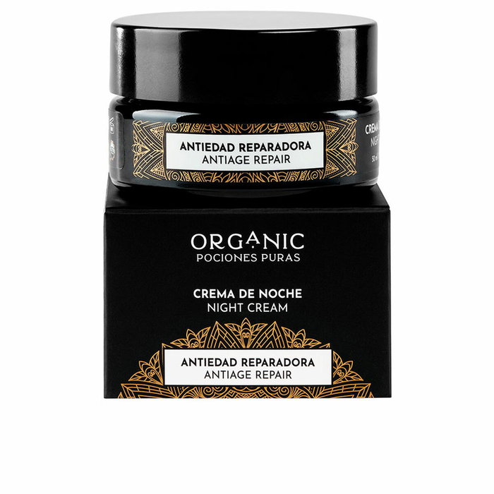 Orgạnic Pociones Puras Crema de Noche Antiedad Reparadora 50 ml, Bio-Retinol, 50 ml Orgạnic Pociones Puras Crema de Noche Antiedad Reparadora 50 ml, Bio-Retinol, 50 ml