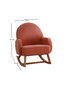 Atelier Del Sofa Silla de Alas Terciopelo Coral Ancho 78 cm Altura 91 cm Profundidad 75 cm