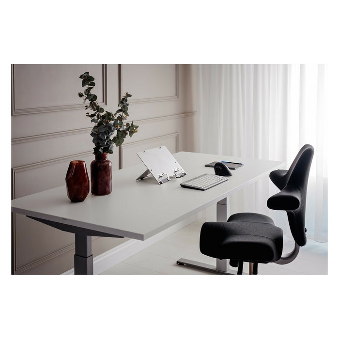 BakkerElkhuizen FlexTop 270 Soporte para portátil Gris Aluminio hasta 16" 7 Alturas Ajustables