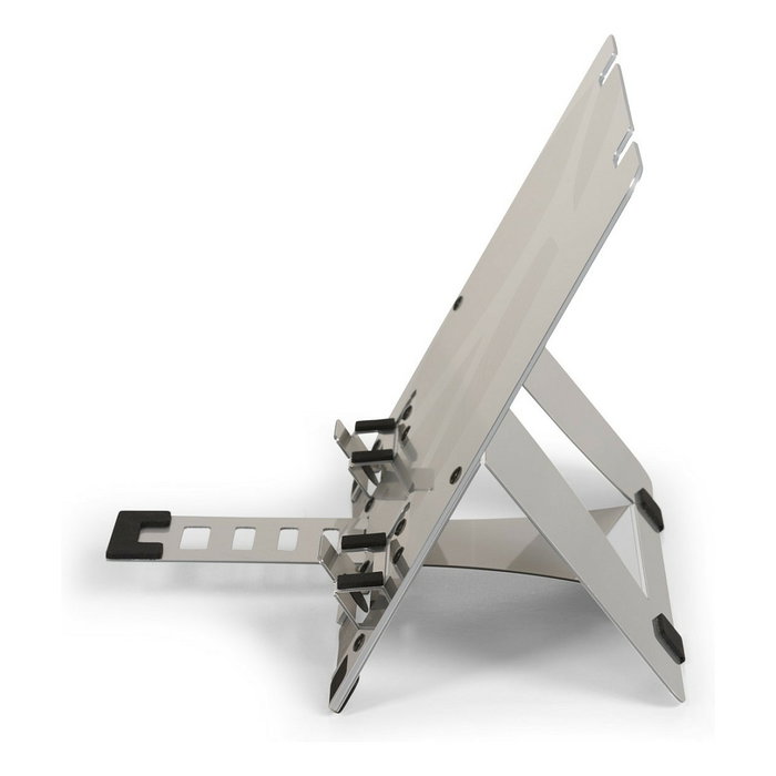 BakkerElkhuizen FlexTop 270 Soporte para portátil Gris Aluminio hasta 16" 7 Alturas Ajustables