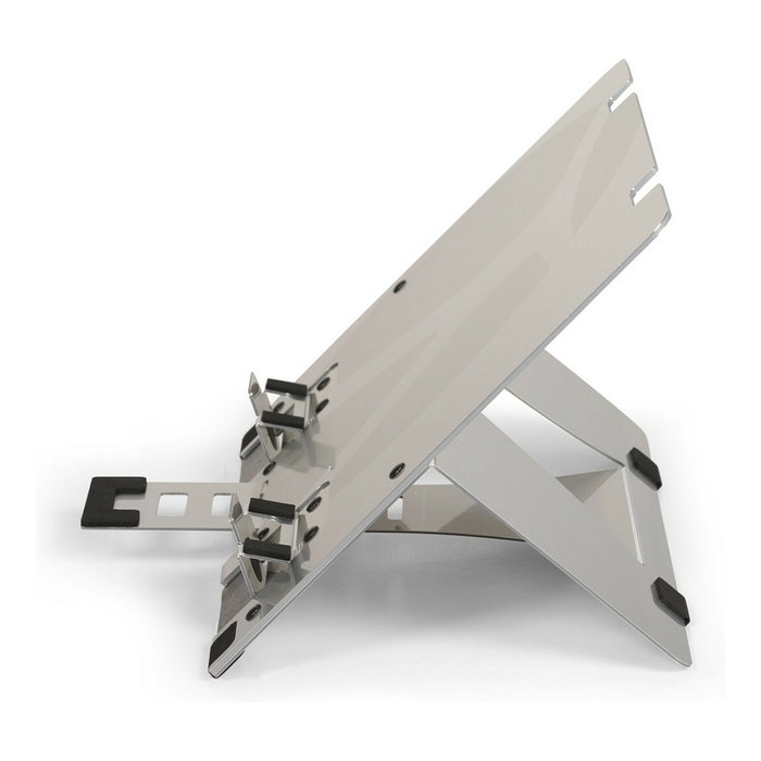 BakkerElkhuizen FlexTop 270 Soporte para portátil Gris Aluminio hasta 16" 7 Alturas Ajustables