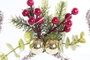 DKD Home Decor Decoración Navideña Tradicional Verde Dorado Metal Led Estrella 1 x 30 x 30 cm (6 Unidades)