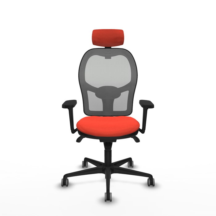 PIQUERAS Y CRESPO Silla de Oficina Jorquera con Mecanismo Sincro Naranja y Gris PIQUERAS Y CRESPO Silla de Oficina Jorquera con Mecanismo Sincro Naranja y Gris