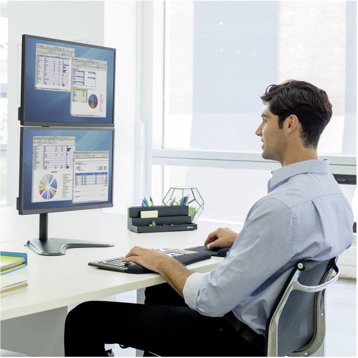 Fellowes Seasa 8044001 Soporte para Monitor 81,3 cm (32'') Negro
