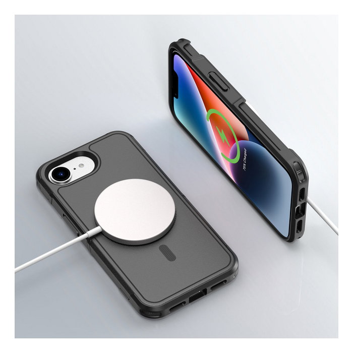 4smarts Defend Case para Apple iPhone SE (4. Gen.) Negro