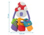 KioKids Llavero Mordedor Musical Sonajero para Bebés +3 Meses con Melodías Multicolor