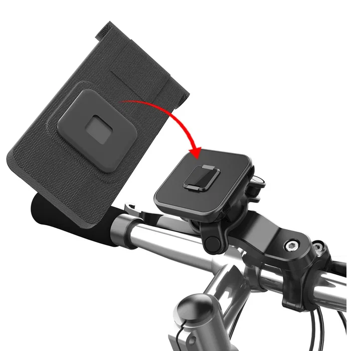 Celly SNAPMAGFLEXBK Soporte Pasivo Universal para Smartphone y Tablet, Negro, Resistente al Agua