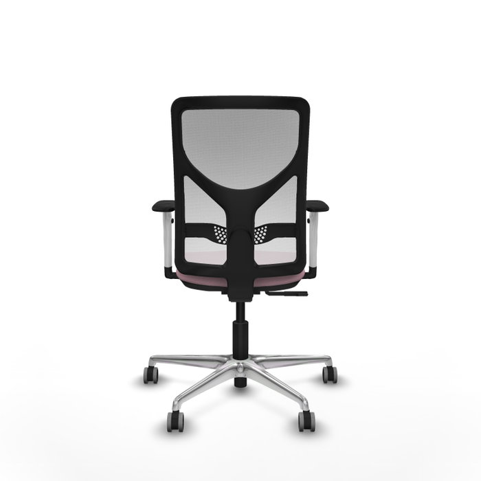 PIQUERAS Y CRESPO Silla de oficina Motilla Rosa y Blanco PIQUERAS Y CRESPO Silla de oficina Motilla Rosa y Blanco
