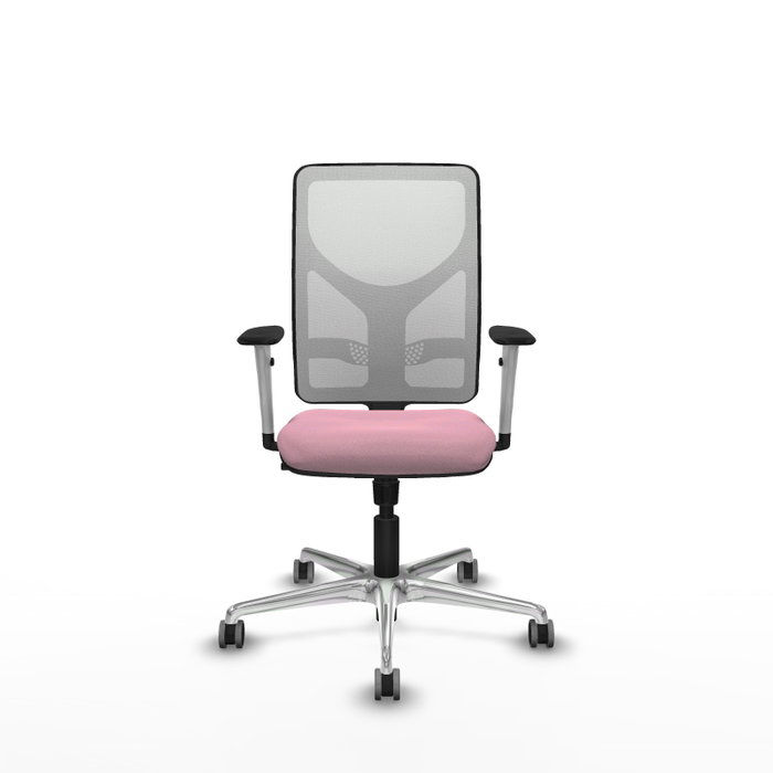 PIQUERAS Y CRESPO Silla de oficina Motilla Rosa y Blanco PIQUERAS Y CRESPO Silla de oficina Motilla Rosa y Blanco