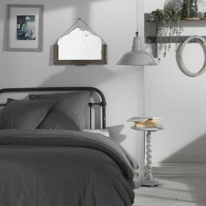 Today Funda nórdica HOY - CHARME Chambray Gris oscuro Capucine 260 x 240 cm Today Funda nórdica HOY - CHARME Chambray Gris oscuro Capucine 260 x 240 cm
