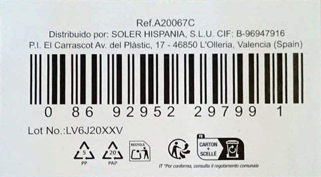LAV Vaso 365Cc Colores Colección Aras (48 Unidades)