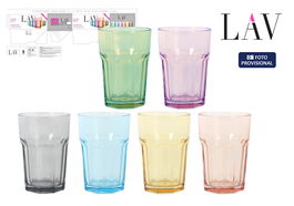 LAV Vaso 365Cc Colores Colección Aras (48 Unidades)