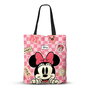 Disney Minnie Mouse Bolsa de la Compra Shopping FAN Journey, 8 L, con Asas para el Hombro y Cremallera Superior, Rosa