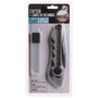 Je cherche une Idee Cutter con 3 Cuchillas Recambio, Mango Antideslizante, Colores Surtidos (Azul, Gris), 17,3 cm