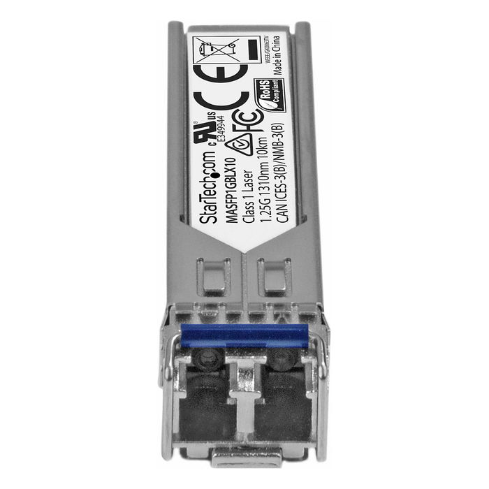 StarTech MA-SFP-1GB-LX10 - SFP Transceiver Module 1000Base-LX, 1310 nm, 10 km, LC, Single-Mode Fibre, Compatible with Cisco Meraki