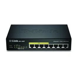 D-Link DGS-1008P/E Switch No Administrado L2 PoE Negro