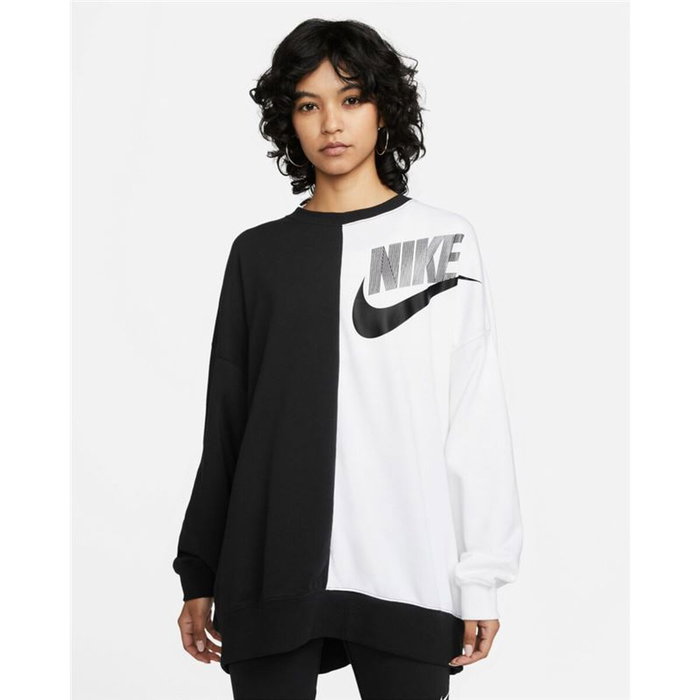 Sudadera sin Capucha Mujer Nike Sportswear Negro