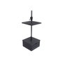 DKD Home Decor Base para Parasol de Plástico con Mesa, 53x53x30 cm