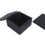 DKD Home Decor Base para Parasol de Plástico con Mesa, 53x53x30 cm