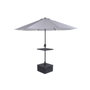DKD Home Decor Base para Parasol de Plástico con Mesa, 53x53x30 cm