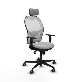 PIQUERAS Y CRESPO Silla de oficina Jorquera Gris claro y Blanco