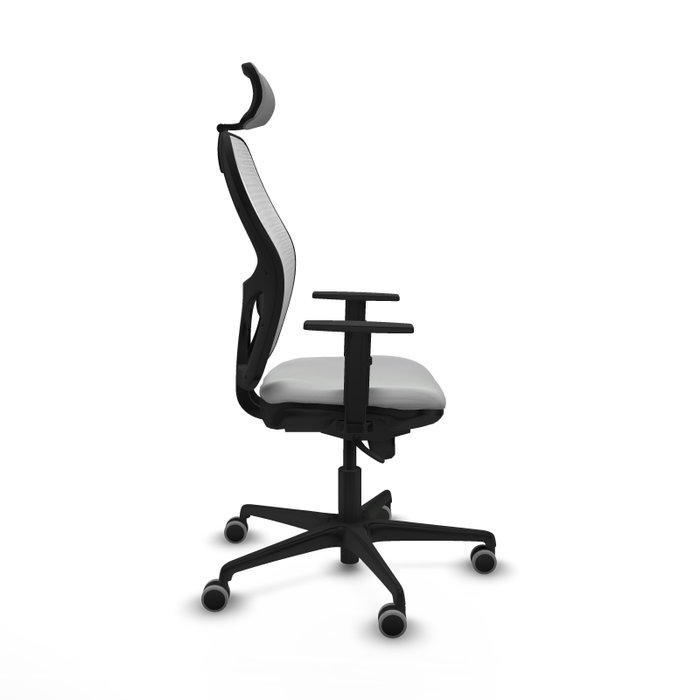 PIQUERAS Y CRESPO Silla de oficina Jorquera Gris claro y Blanco