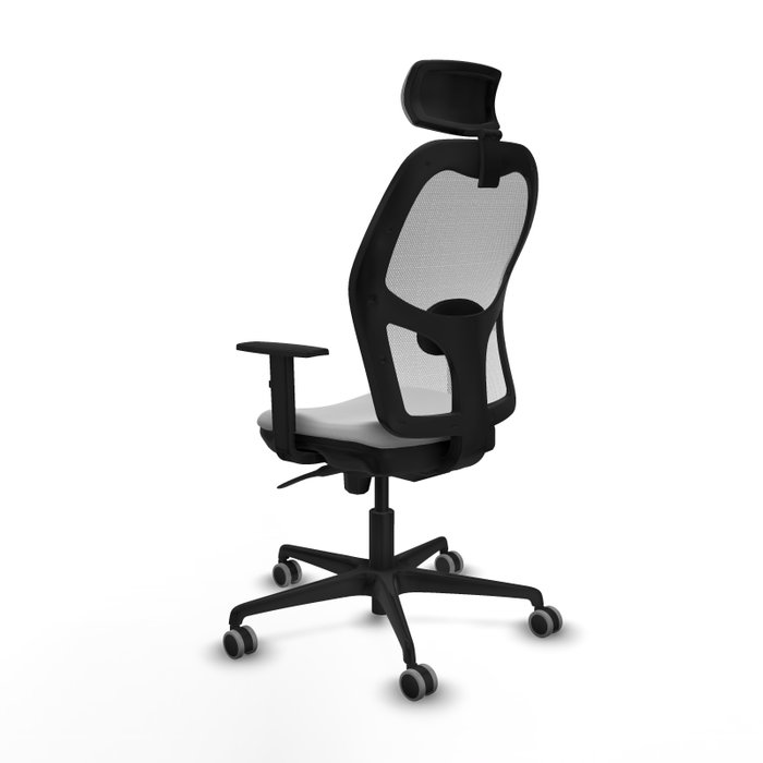 PIQUERAS Y CRESPO Silla de oficina Jorquera Gris claro y Blanco
