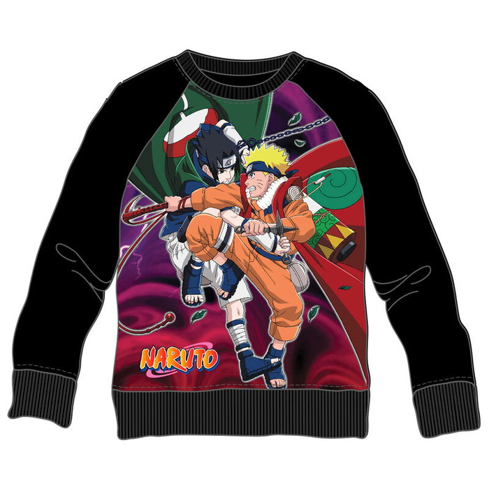 PIERROT Sudadera Naruto Sasuke Fight Infantil Talla 4 PIERROT Sudadera Naruto Sasuke Fight Infantil Talla 4