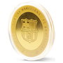 Moneda Conmemorativa FC Barcelona Barça Oro en Zamak Dorado Ø 4 cm con Cápsula Acrílica - Colección