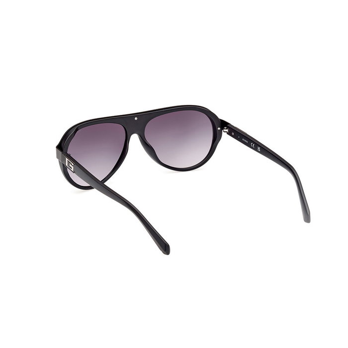 Guess Gafas Gafas de Sol GU00125 02B Hombre Aviador Negro Gris 60 mm