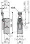 TELEMECANIQUE SENSORS XCKN2145G11 Interruptor de fin de carrera NO + NC
