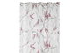 DKD Home Decor Cortina de Poliéster y Metal Roja 140x270 cm