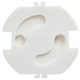 Hantums Bolsa de 5 protectores para enchufes sucko Blanco