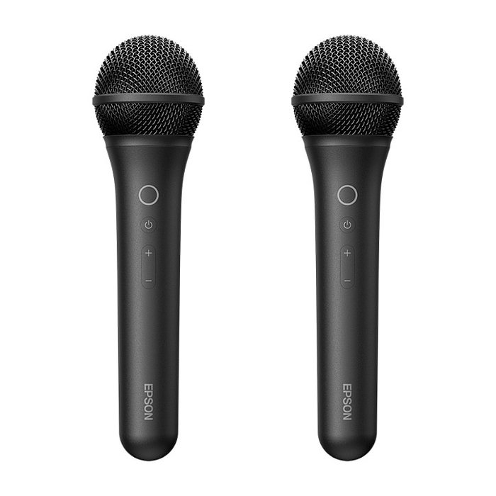 Epson ELPKM01 Par de Micrófonos Inalámbricos para Karaoke Negro Epson ELPKM01 Par de Micrófonos Inalámbricos para Karaoke Negro