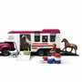 Schleich Figura de camioneta y remolque ecuestre grande Horse Club Series 42705