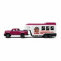 Schleich Figura de camioneta y remolque ecuestre grande Horse Club Series 42705