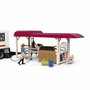 Schleich Figura de camioneta y remolque ecuestre grande Horse Club Series 42705