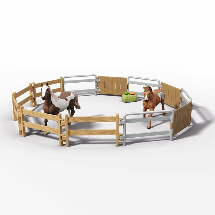 Schleich Figura de camioneta y remolque ecuestre grande Horse Club Series 42705