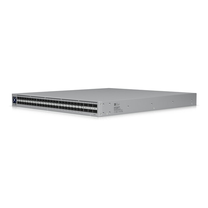 Ubiquiti UniFi Switch ECS-Aggregation Gestionado L2/L3, 48x 25G SFP28, 6x 100G QSFP28, 3600 Gbit/s, Montaje en Rack 1U