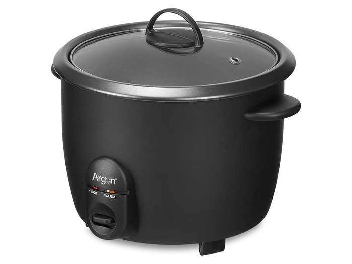 Argon Olla Arrocera Electrica 1L 400W 26x17x23cm Negro Mate (Set de 6)