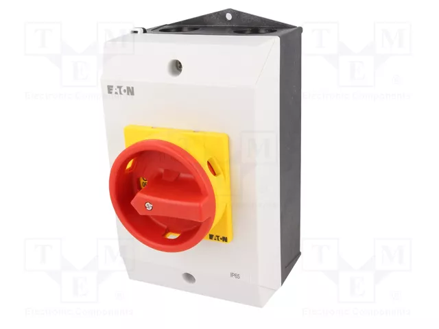 Eaton P1-32/I2/SVB Interruptor rotativo 3P 32A Rojo, Amarillo