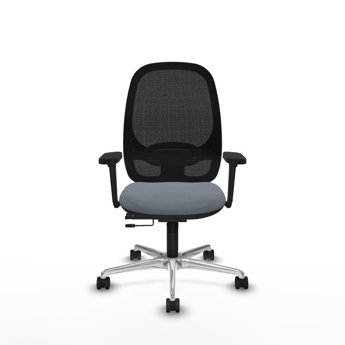 PIQUERAS Y CRESPO Silla de oficina Cilanco con mecanismo Sincro/Traslack, Gris y Negro PIQUERAS Y CRESPO Silla de oficina Cilanco con mecanismo Sincro/Traslack, Gris y Negro