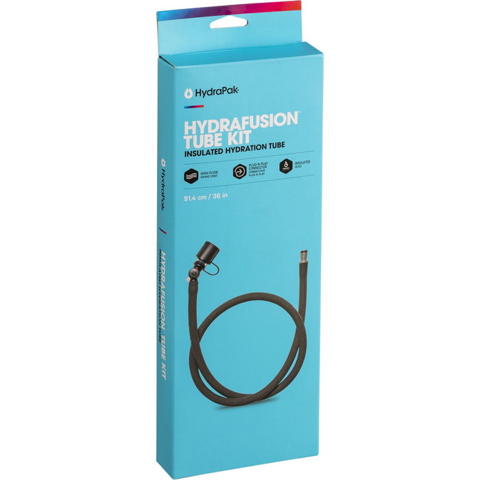 Hydrapak Hydrafusion Tubo de hidratación gris con aislamiento Hydrapak Hydrafusion Tubo de hidratación gris con aislamiento